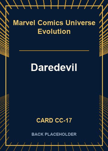 Daredevil back artwork