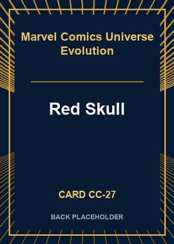 Red Skull back artwork