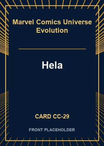 Hela front artwork
