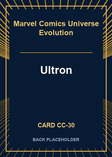 Ultron back artwork