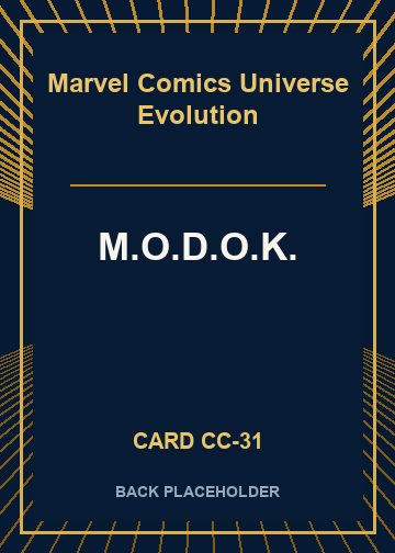 M.O.D.O.K. back artwork
