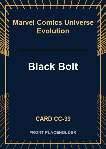Black Bolt front card image