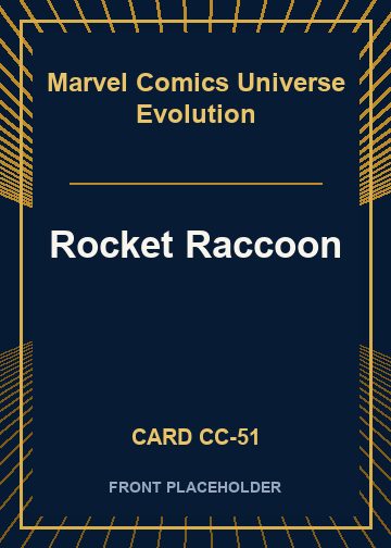 Rocket Raccoon card thumbnail