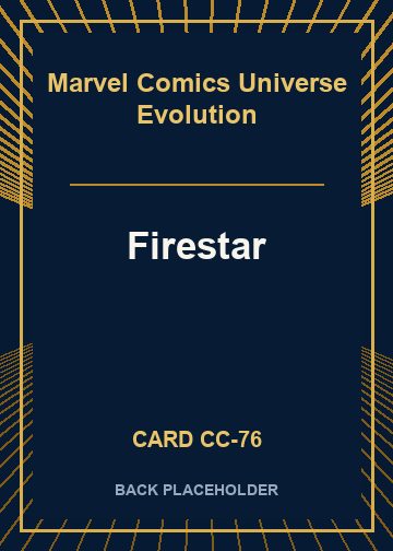 Firestar back card image