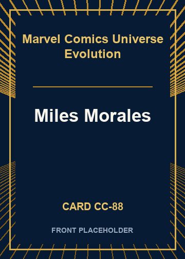 Miles Morales front card image