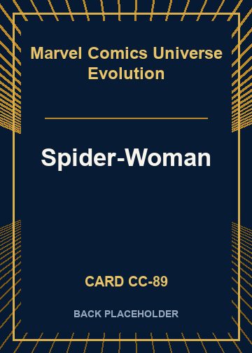 Spider-Woman back card image