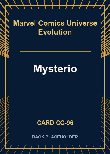 Mysterio back card image