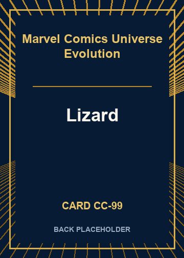 Lizard back card image