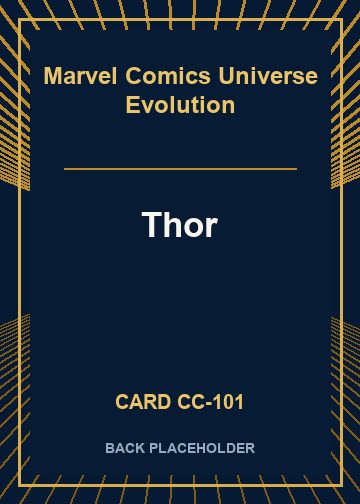 Thor back card image