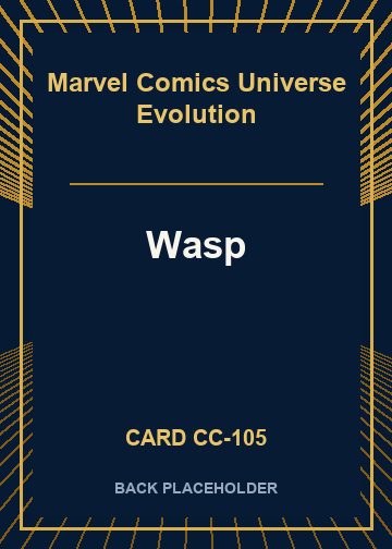Wasp back card image