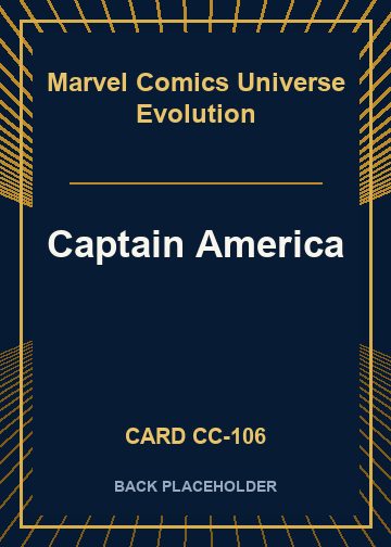 Captain America back card image