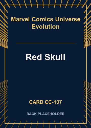 Red Skull back card image