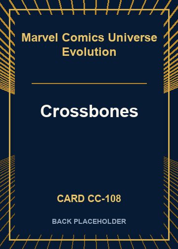 Crossbones back card image