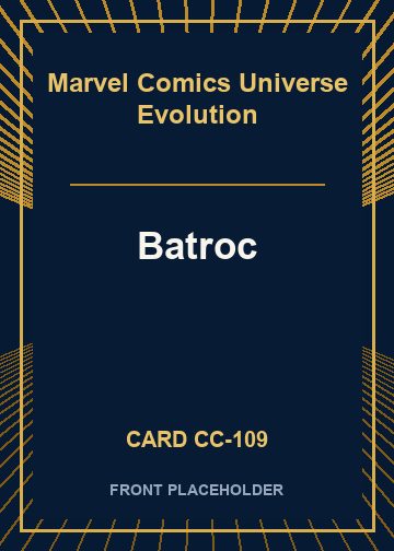 Batroc front card image