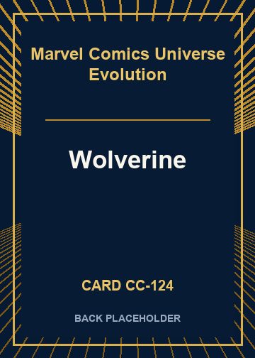 Wolverine back card image