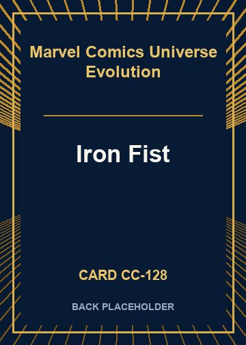 Iron Fist back card image