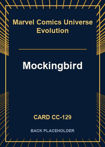 Mockingbird back card image