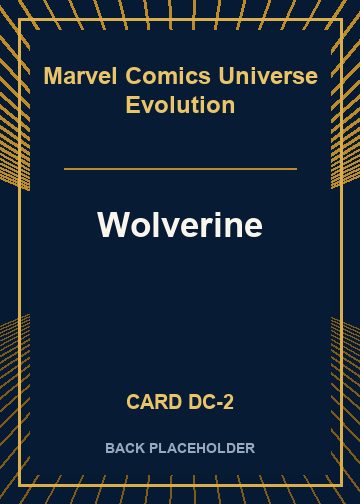 Wolverine back card image