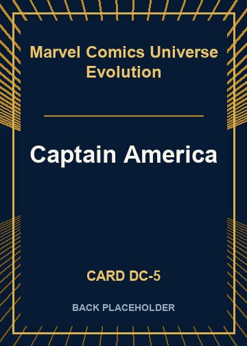 Captain America back card image