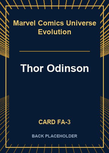 Thor Odinson back card image