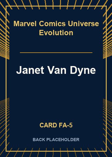 Janet Van Dyne back card image