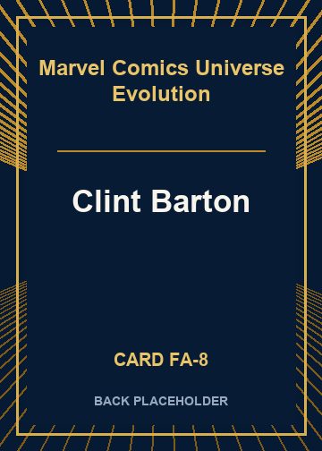 Clint Barton back card image