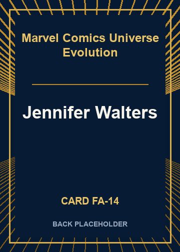 Jennifer Walters back card image