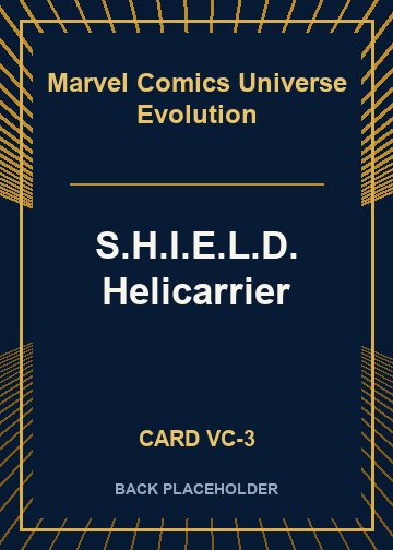 S.H.I.E.L.D. Helicarrier back card image