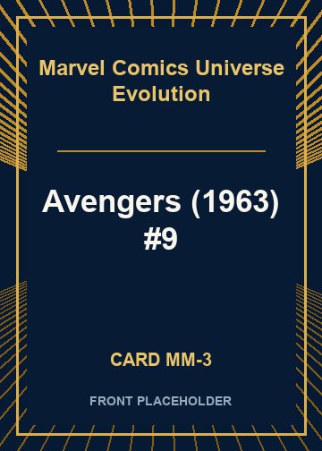 Avengers (1963) #9 card thumbnail