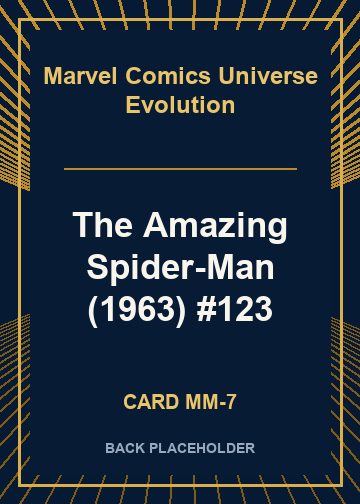 The Amazing Spider-Man (1963) #123 back card image