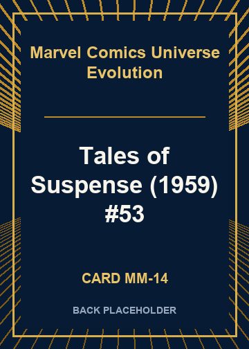 Tales of Suspense (1959) #53 back card image