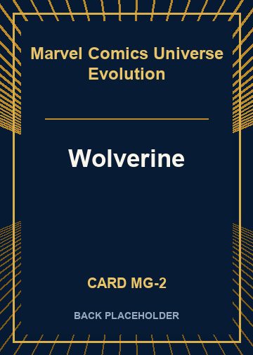 Wolverine back card image