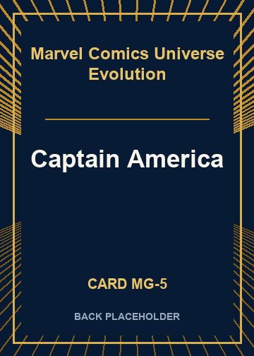 Captain America back card image