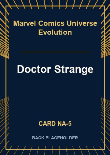 Doctor Strange back card image