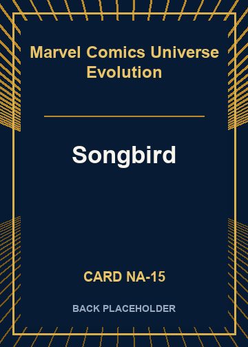Songbird back card image