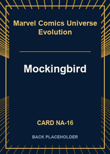 Mockingbird back card image