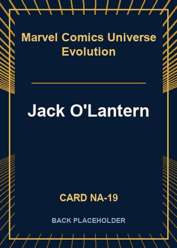 Jack O'Lantern back card image