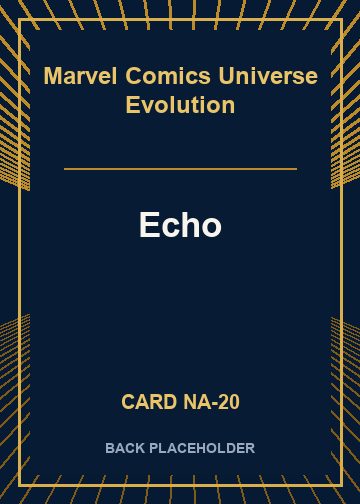 Echo back card image