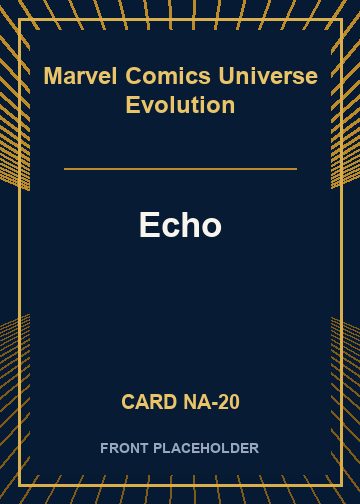 Echo front card image