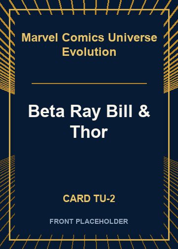 Beta Ray Bill & Thor card thumbnail