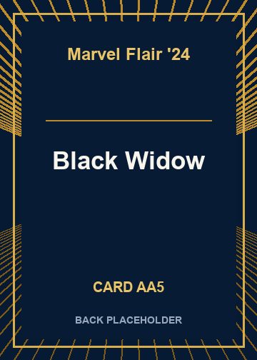 Black Widow back card image