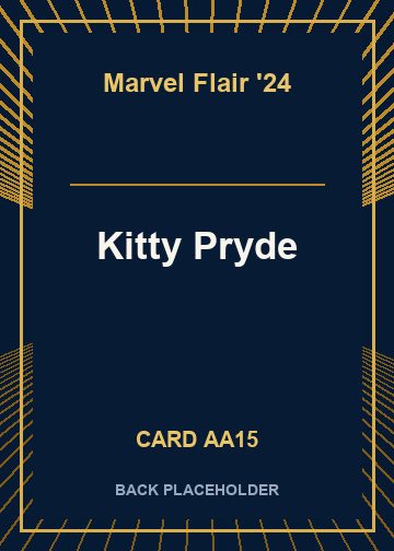 Kitty Pryde back card image