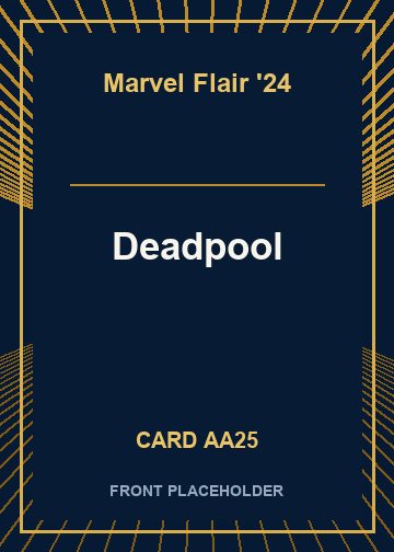 Deadpool front card image