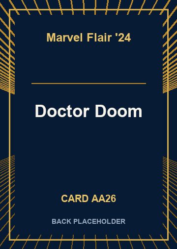 Doctor Doom back card image