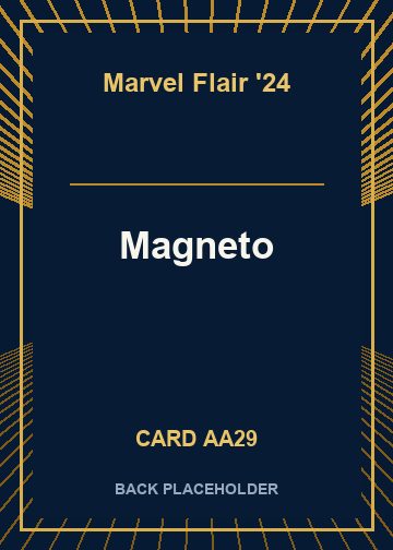 Magneto back card image