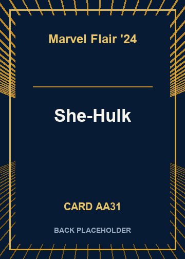 She-Hulk back card image