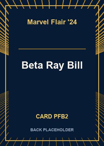 Beta Ray Bill back card image