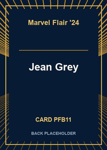 Jean Grey back card image