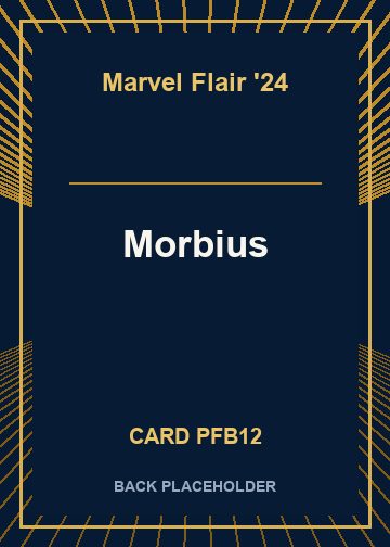 Morbius back card image