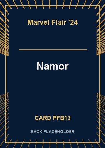 Namor back card image